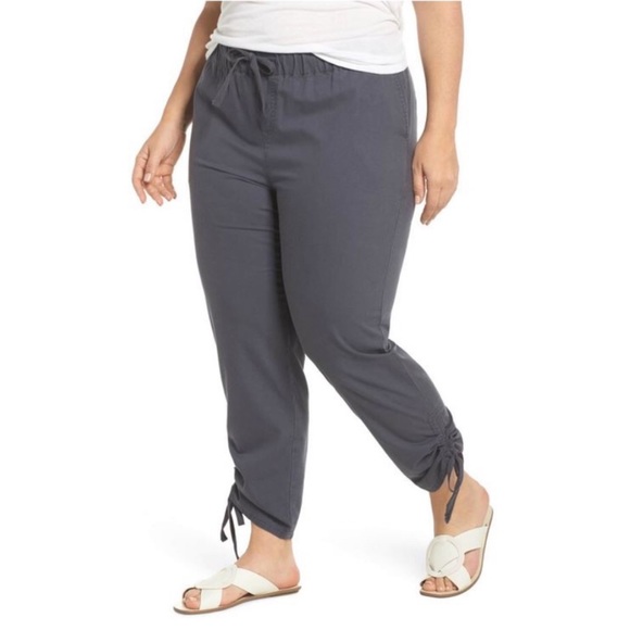 Caslon Pants - ❤️4/$25 CASLON Side Ruched Crop Pants 18W NEW